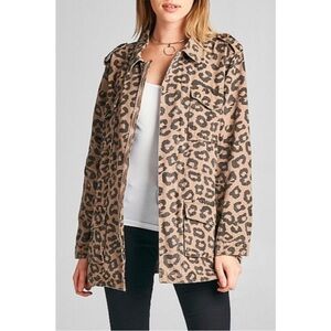 Ellison Leopard Utility Jacket
